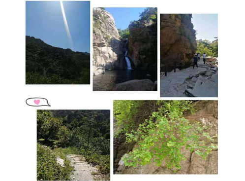 睿寂行人爬崂山
