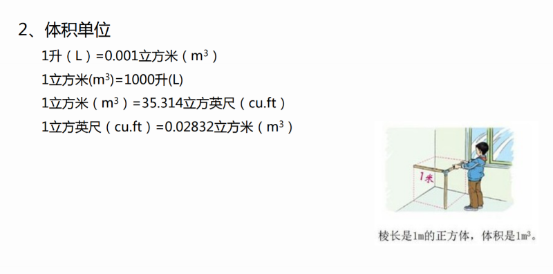 空压机常用单位换算